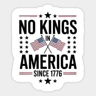 No-kings-in-america Sticker